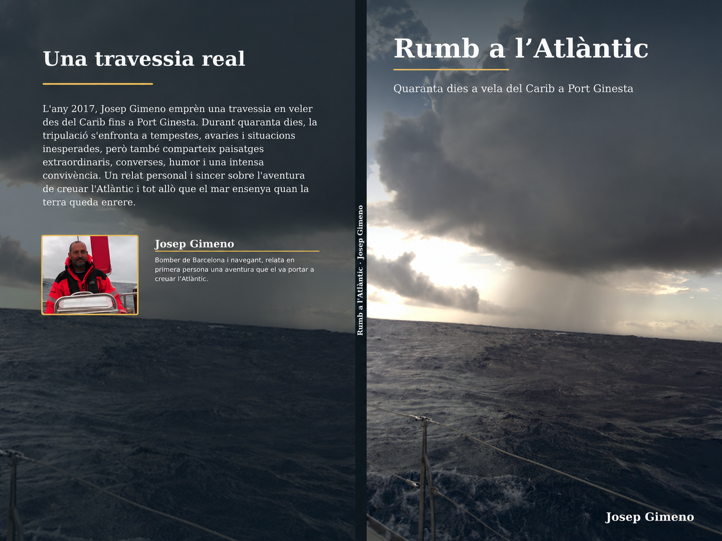 Portada de Rumb a l’Atlàntic, de Josep Gimeno
